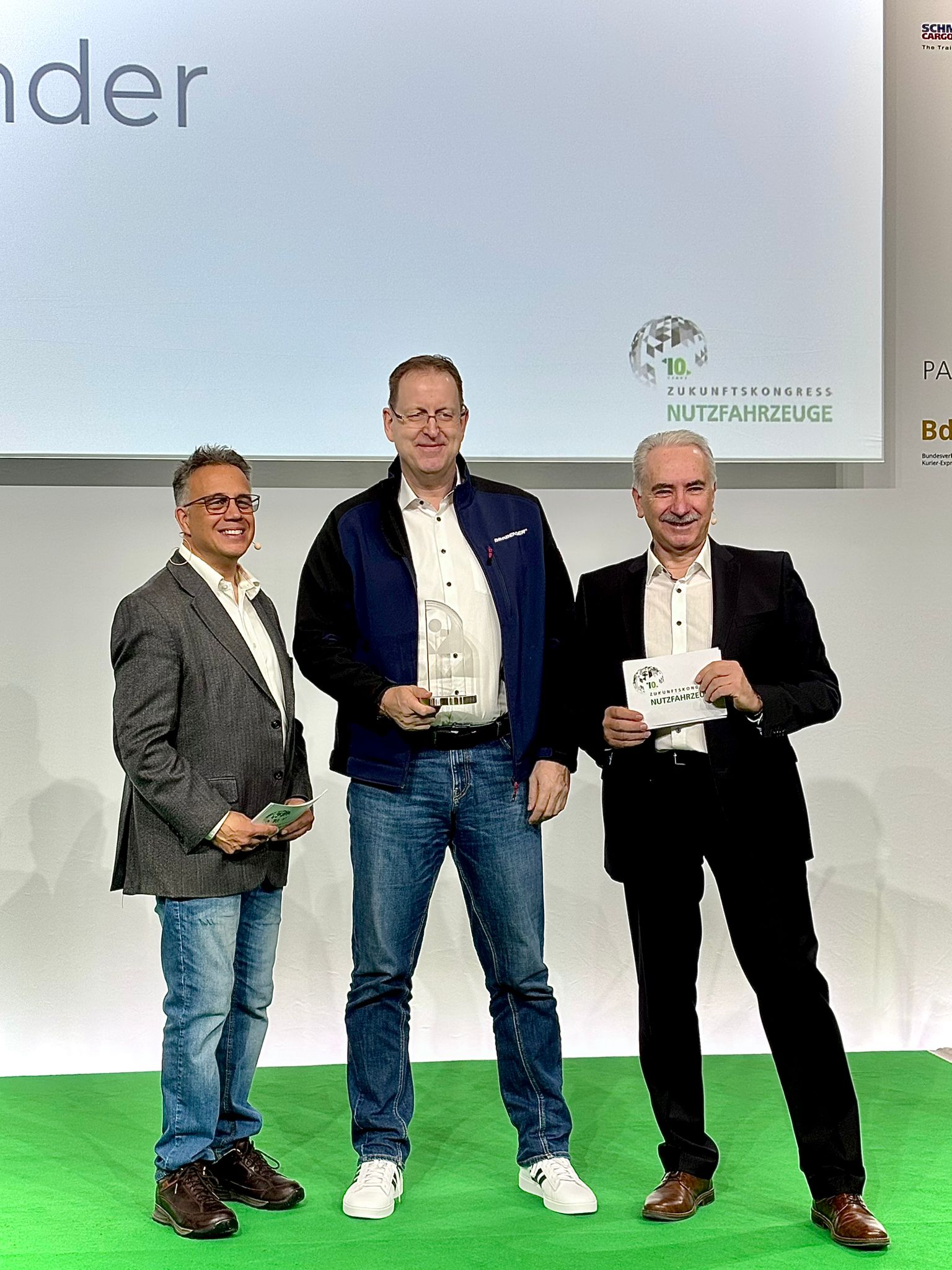 Glückliche Gewinner in Berlin